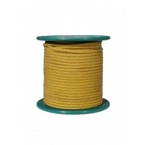 Boston VCC-18R-YE  cloth covered wire, gul, pris pr. halvmeter 