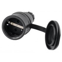 Eurolite Black Rubber Electric Socket