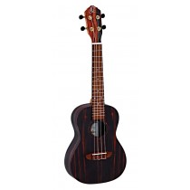 Ortega Ebony series RUEB-CC - Konsertukulele med gigbag