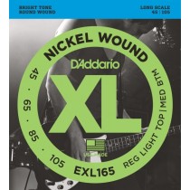 D'addario EXL165 Custom Light/Long Scale basstrenger 045-105.