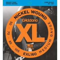 D'addario EXL160 Medium/Long Scale basstrenger 050-105.