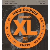 D'Addario ENR72 Bass-strengesett Medium/Long Scale 050 070 085 105.