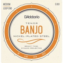 D'Addario EJ63 Medium 4 str. Tenor banjo