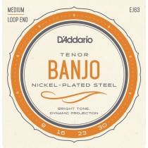 D'Addario EJ63 Medium 4 str. Tenor banjo