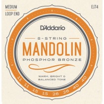 D'addario EJ74 Medium Mandolin .011-.040