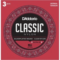 D'Addario Fretted EJ27N-3D Normal (3-pack)