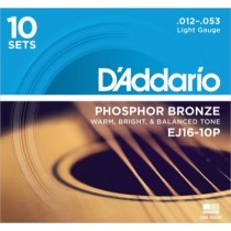 D'Addario Fretted EJ16-10P 012 -053 (10-pack)