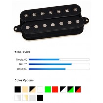 DiMarzio Illuminator 7 Neck DP756BK - Neck humbucker for 7-strengs el.gitar - Sort