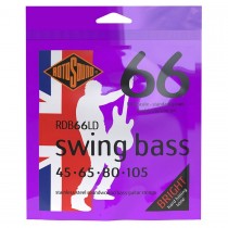 Rotosound RDB66LD Swing Bass 66 string set electric bass stainless steel 45-105 double ball end