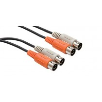 Hosa MID-203 - 3 m dual MIDI-kabel
