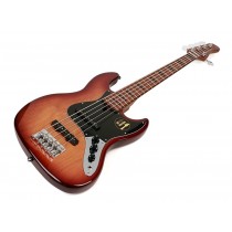 Sire Basses V5 A5/TS - V5 Series Marcus Miller alder 5-string passive bass guitar tobacco sunburst