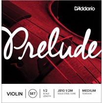 D'Addario J810 1/2M Prelude violin set.