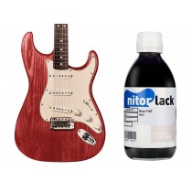 N480053112 - NitorLACK NitorTINT dye red/cherry for electric and classical/flamenco guitar - 250ml bottle