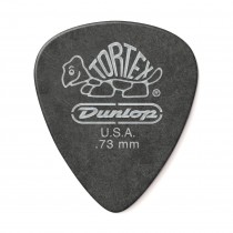 Dunlop 488R0.73 - Tortex Pitch Black .73 - 12 pack plekter