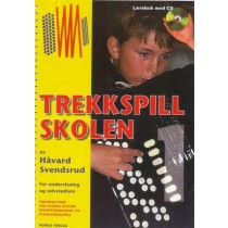 Trekkspillskolen + CD av Håvard Svendsrud Svensk system/pianosystem