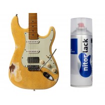 NitorLACK N250800160 - Nitrocellulose lacquer TV yellow - 400ml aerosol