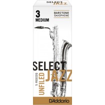 D'addario RRS05BSX3M Select Jazz Un-Filed Baritone 5-p. 3M