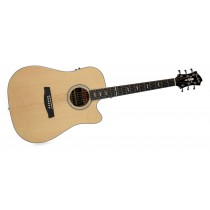 Hagström SIDRE2-CE - Siljan II Dreadnought med cutaway og elektronikk - Natural