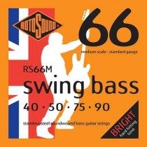 Rotosound RS66M Swing Bass 66 String Set Electric Bass Stainless Steel 40-90