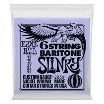 Ernie Ball EB-2839 6-string Baritone Slinky 13-72
