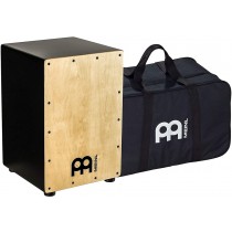 Meinl Percussion MCAJ100BK-MA+BAG - Cajon Black 100 Maple m/bag