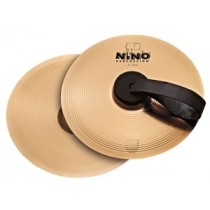 NINO-BR20 - NINO 8" Brass Marching Cymbals.