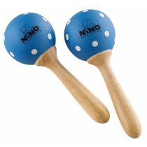 Meinl Nino 7-PDB Maracas tre, små, Blue/Polka Dots (M)