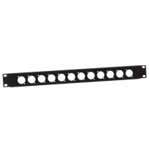 Adam Hall - 19" U-Shaped Rack Panel 12 Sockets 1 U