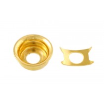 ALLPARTS AP-0275-002 Gold Input Cup Jackplate for Telecaster 