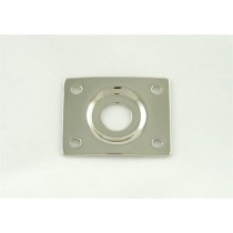 ALLPARTS AP-0637-001 Nickel Rectangular Jackplate 