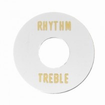 ALLPARTS AP-0663-025 White Plastic Rhythm/Treble Ring 