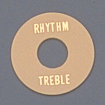 ALLPARTS AP-0663-028 Cream Plastic Rhythm/Treble Ring 