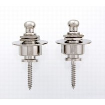ALLPARTS AP-0680-B01 Bulk Pack of 10 Nickel Strap Locks 