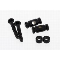 ALLPARTS AP-0727-003 Black Barrel String Guides 