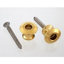 ALLPARTS AP-6582-002 Dunlop Gold Strap Buttons 