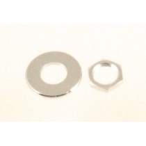 ALLPARTS AP-6691-001 Nickel Nuts and Washers for Schaller Straplock 