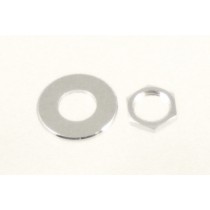 ALLPARTS AP-6691-010 Chrome Nuts and Washers for Schaller Straplock 