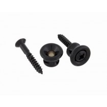 ALLPARTS AP-6695-003 Gibson Style Black Strap Buttons 