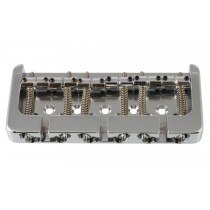 ALLPARTS BB-3455-010 Hipshot 6-String Bass Bridge, Chrome 