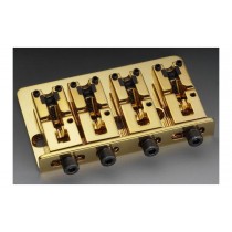 ALLPARTS BB-3530-002 4-String Bass Bridge, Gold 