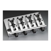 ALLPARTS BB-3530-010 4-String Bass Bridge, Chrome 