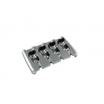 ALLPARTS BB-3533-010 Chrome Quick Release 4-string Bass Bridge 