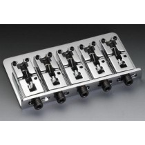 ALLPARTS BB-3535-010 5-String Bass Bridge, Chrome 