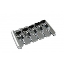 ALLPARTS BB-3538-010 Chrome Quick Release 5-string Bass Bridge 