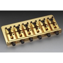 ALLPARTS BB-3555-002 Schaller 6-String Bass Bridge, Gold 