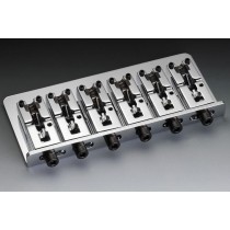 ALLPARTS BB-3555-010 Schaller 6-String Bass Bridge, Chrome 