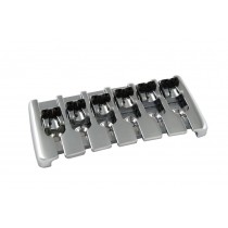 ALLPARTS BB-3558-010 Chrome Quick Release 6-string Bass Bridge 