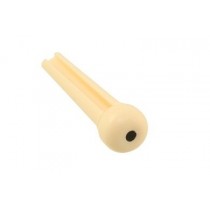 ALLPARTS BP-0679-028 Cream Plastic Dotted Bridge Pins 6 Pack 