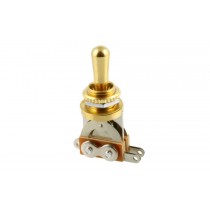 ALLPARTS EP-0066-002 Gold Short Straight Toggle Switch 