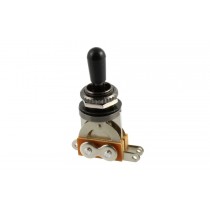 ALLPARTS EP-0066-003 Black Short Straight Toggle Switch 